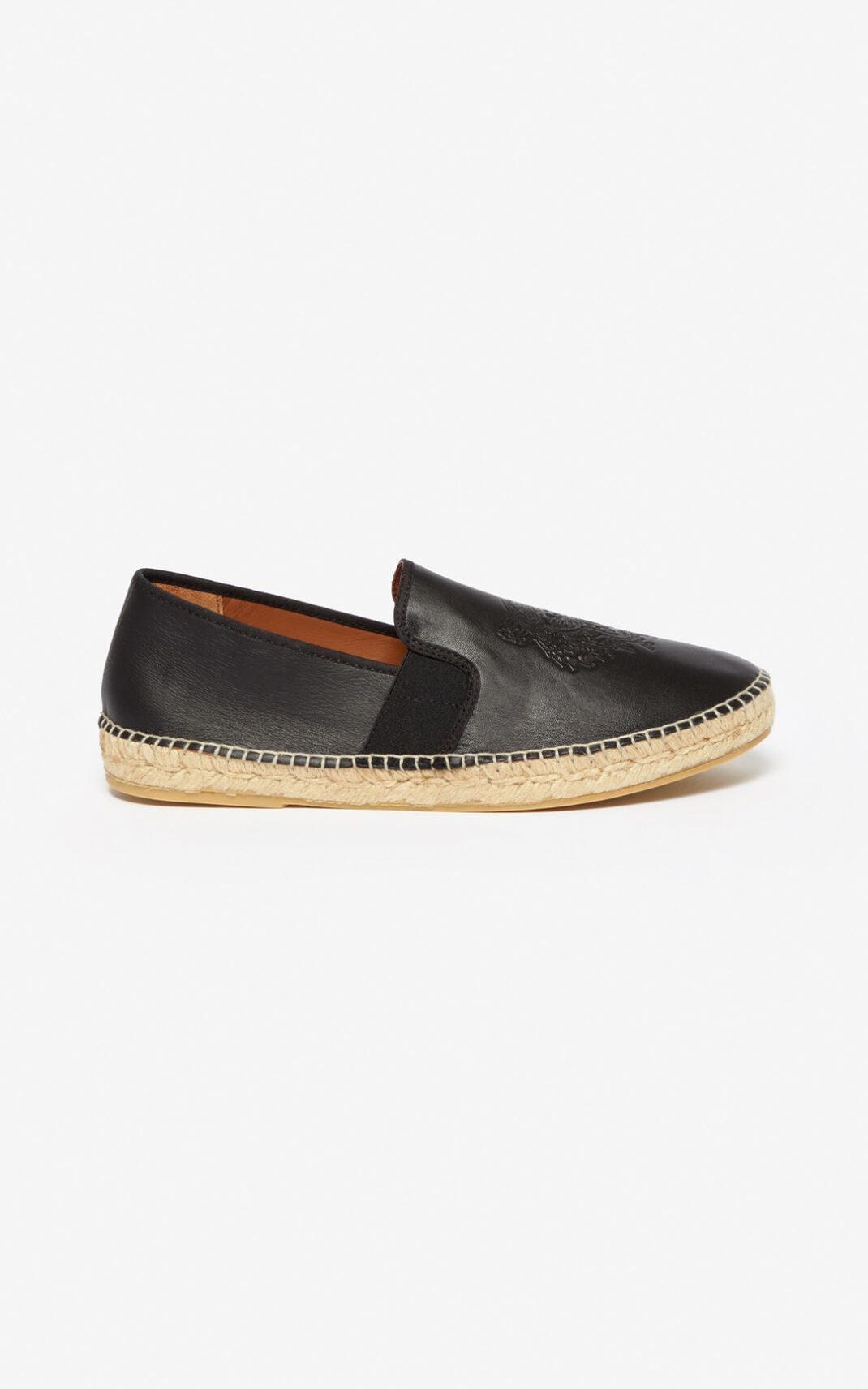 Espadrille Kenzo Elasticated Tiger Homme Noir | MLEB-32954